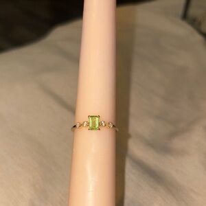 Green peridot Ring
